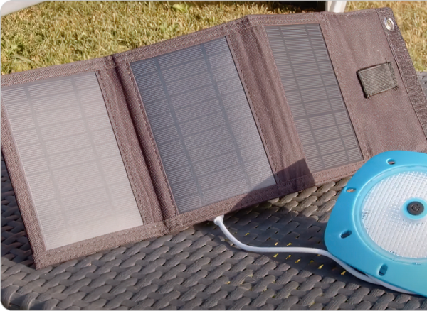 Tragbares Solar-Ladegerät